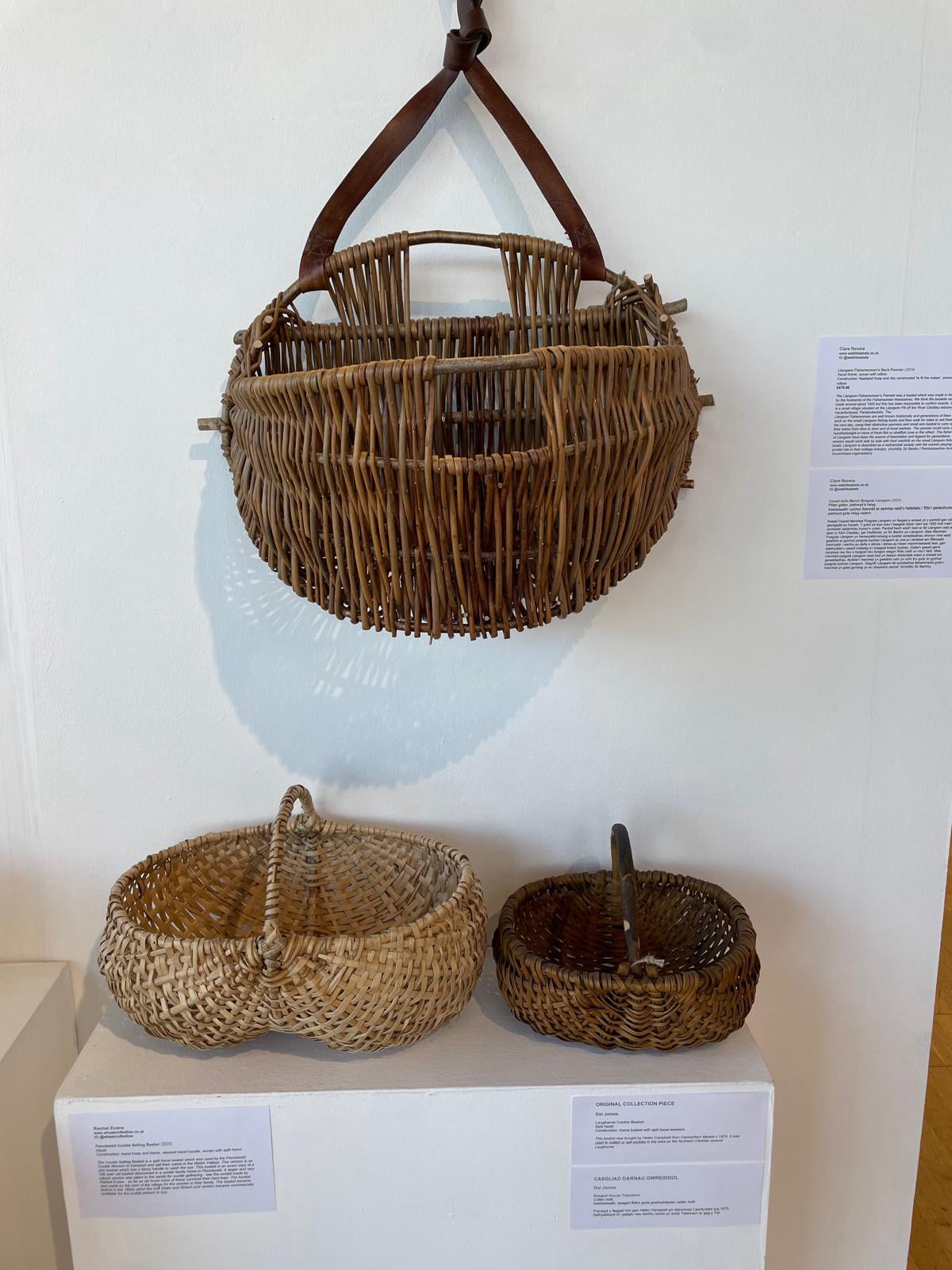 Basketry: rescuing, reviving and retaining exhibition Cardiff