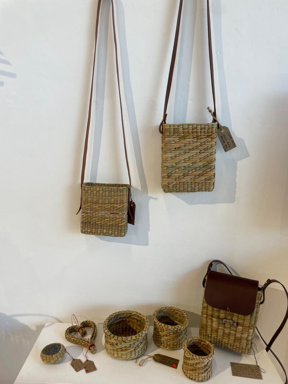 Rush bags Basketry: rescuing, reviving and retaining exhibition Cardiff