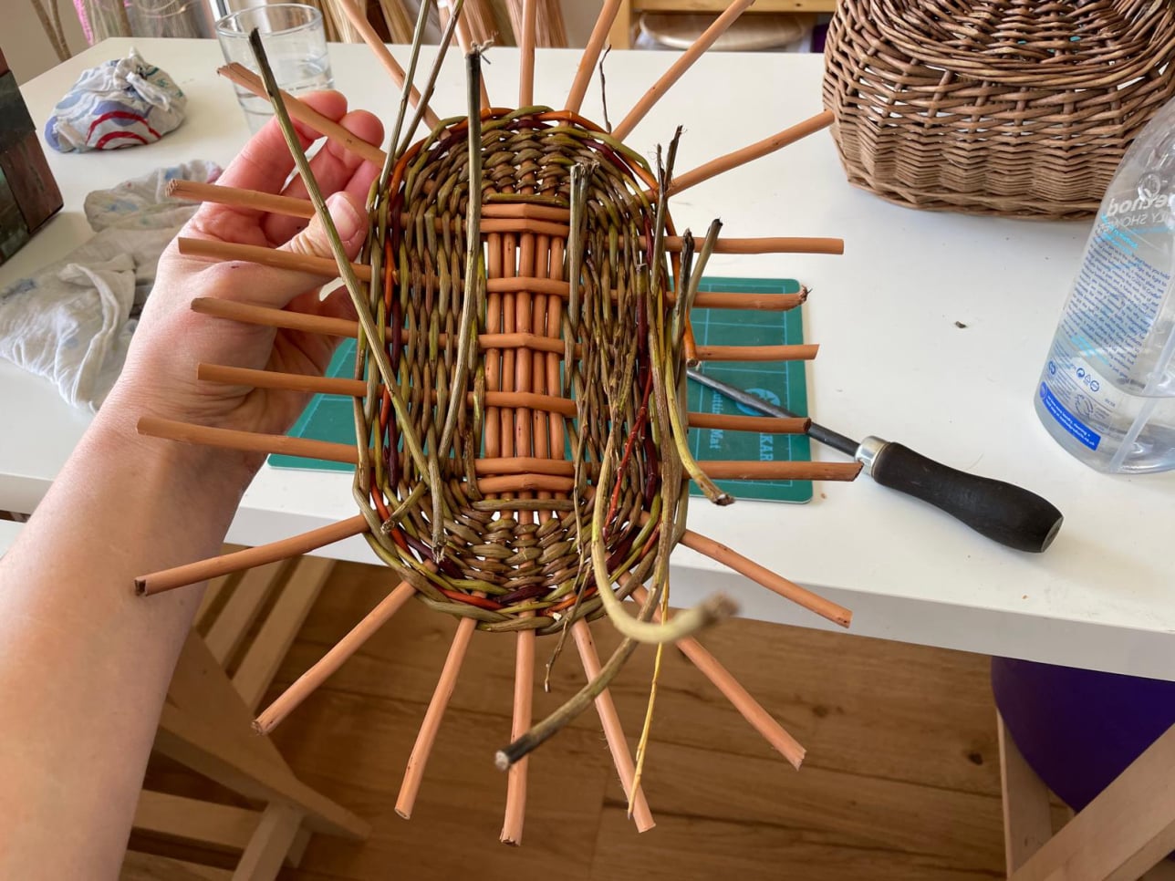 Building up the slath