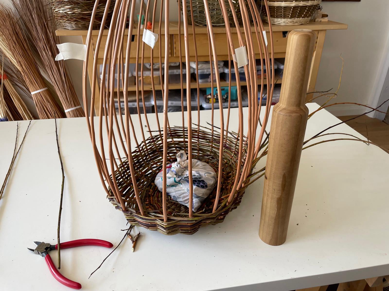 Building up the slath